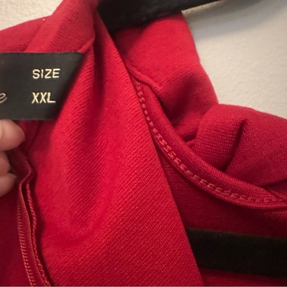 VFshow Georgeous Red Peplum Classy Curvy Special Occasion Dress 2XL - Picture 4 of 5